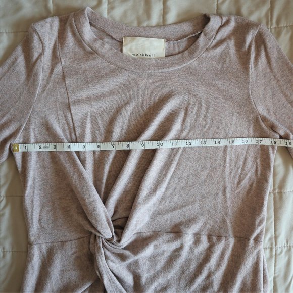 Heathered Oatmeal Twist Sweater - Picture 3 of 6